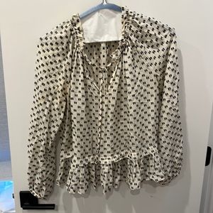 Rebecca Taylor silk and cotton top